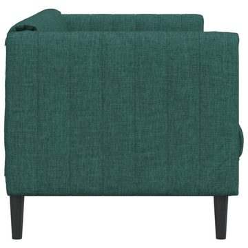 vidaXL Sofa Sofa 2-Sitzer Dunkelgrün Stoff