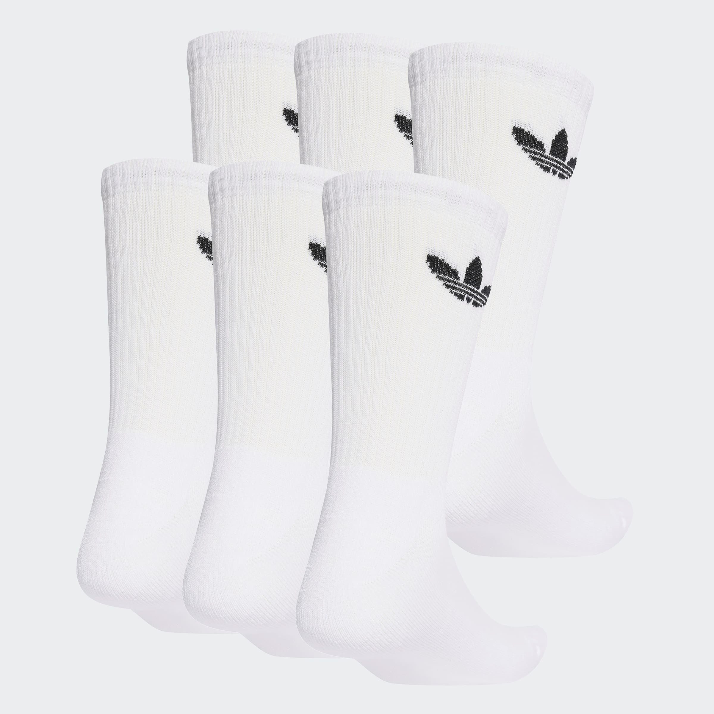 adidas Originals Sportsocken TREFOIL CUSHION CREW, 6 PAAR (6-Paar) für Erwachsene, im praktischen 6er-Pack, mit Trefoil Logo