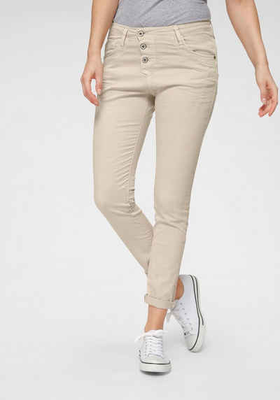 Please Jeans 5-Pocket-Jeans »P78A« lässige Boyfriend Jeans in leichter Crinkle Optik und krempelbarem Bein