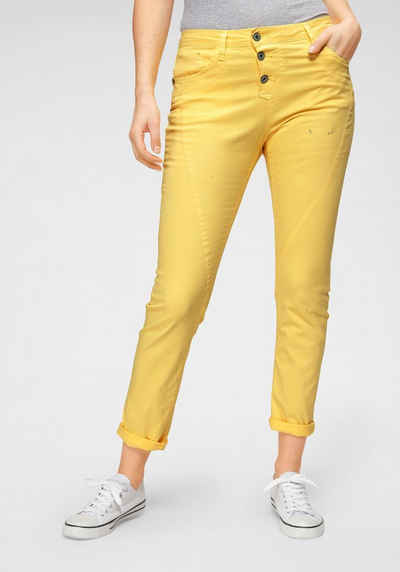 Please Jeans 5-Pocket-Jeans »P78A« lässige Boyfriend Jeans in leichter Crinkle Optik und krempelbarem Bein