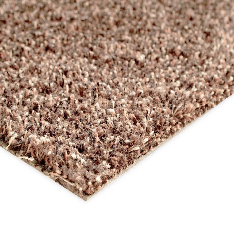 Fußmatte Bari Beige, Schmutzfangmatte, waschbar, viele Größen, Karat,  rechteckig, Höhe: 6 mm, 100% Baumwolle, Geeignet für Böden mit  Fußbodenheizung