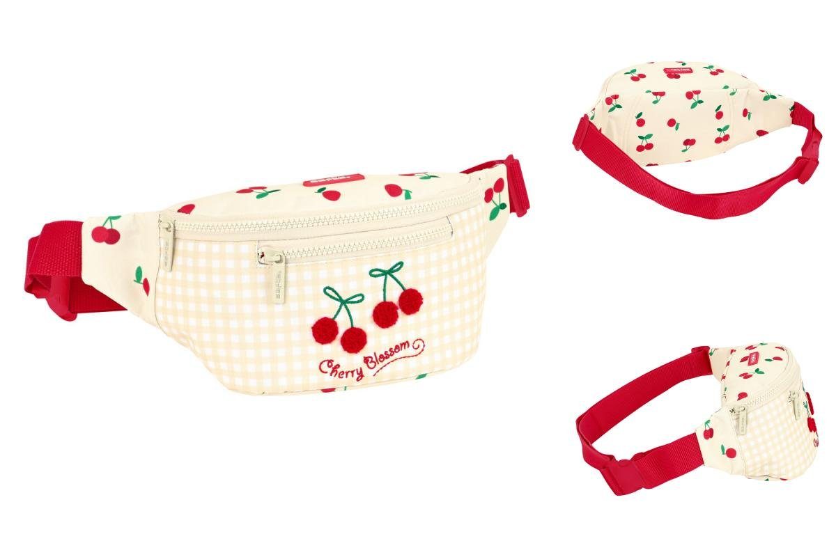 safta Handtasche Gürteltasche Safta Cherry Beige 23 x 12 x 9 cm
