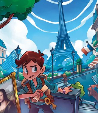 Clementoni® Spiel, Detektivspiel Galileo, Escape Game Abenteuer in Paris, Made in Europe, FSC® - schützt Wald - weltweit