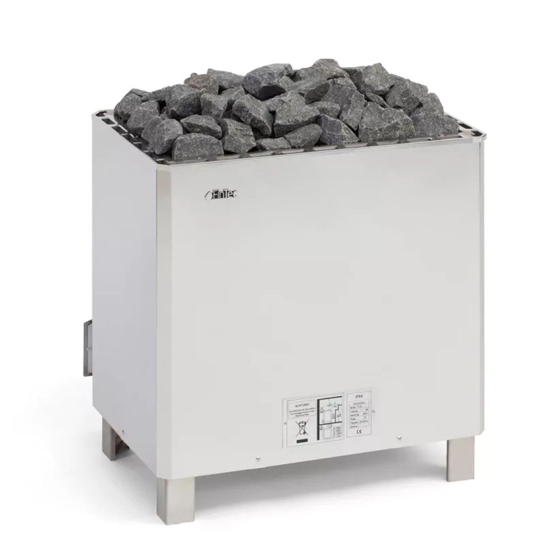 FinTec Saunaofen FinTec ARNE für externe Steuerung Elektro-Saunaofen 12,0 kW, 12 kW, Externe Steuerung erforderlich, Elektrisches Heizen; Gleichmäßige Wärmeverteilung; Aufgussbetrieb