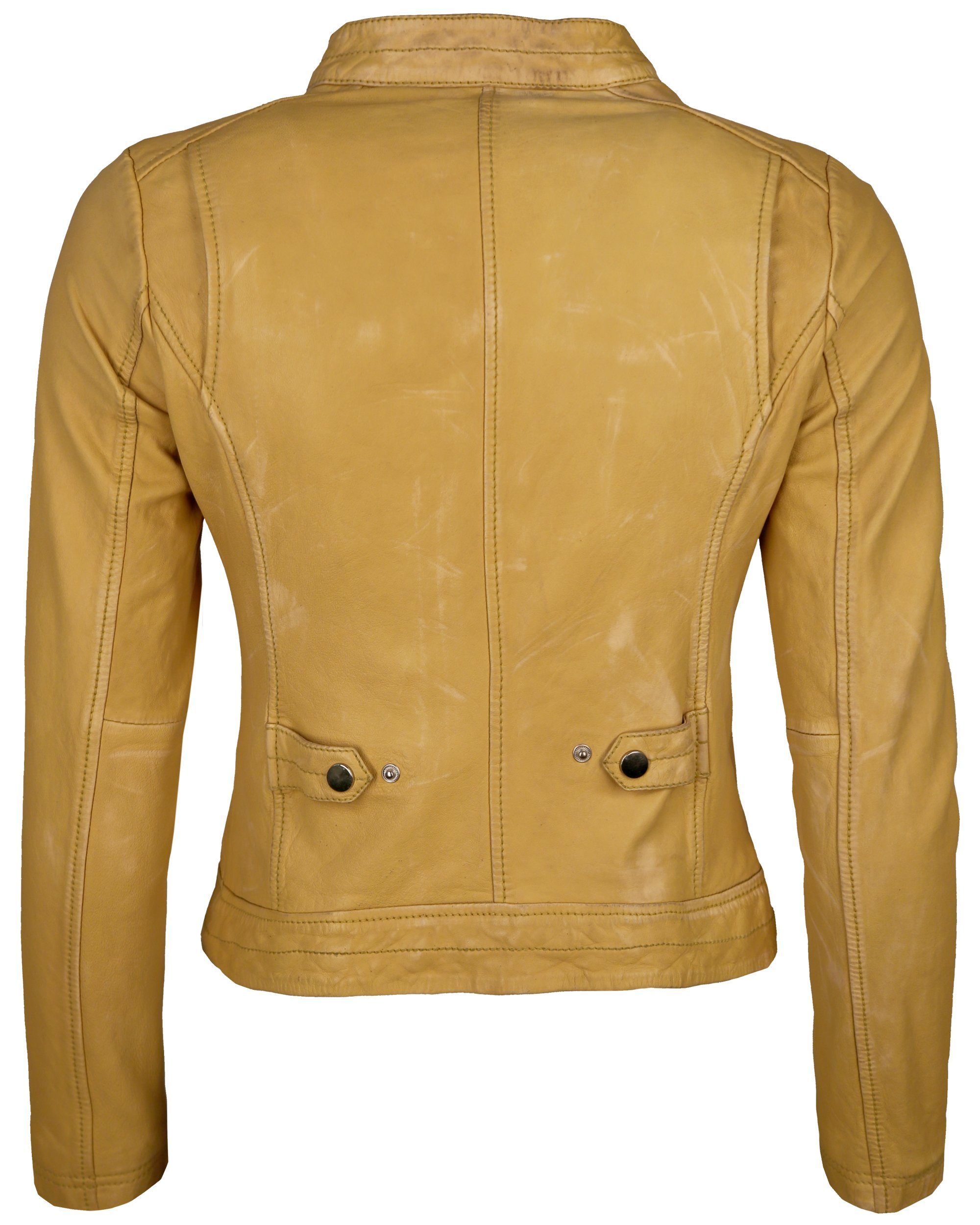 Lederjacke yellow JCC 8006