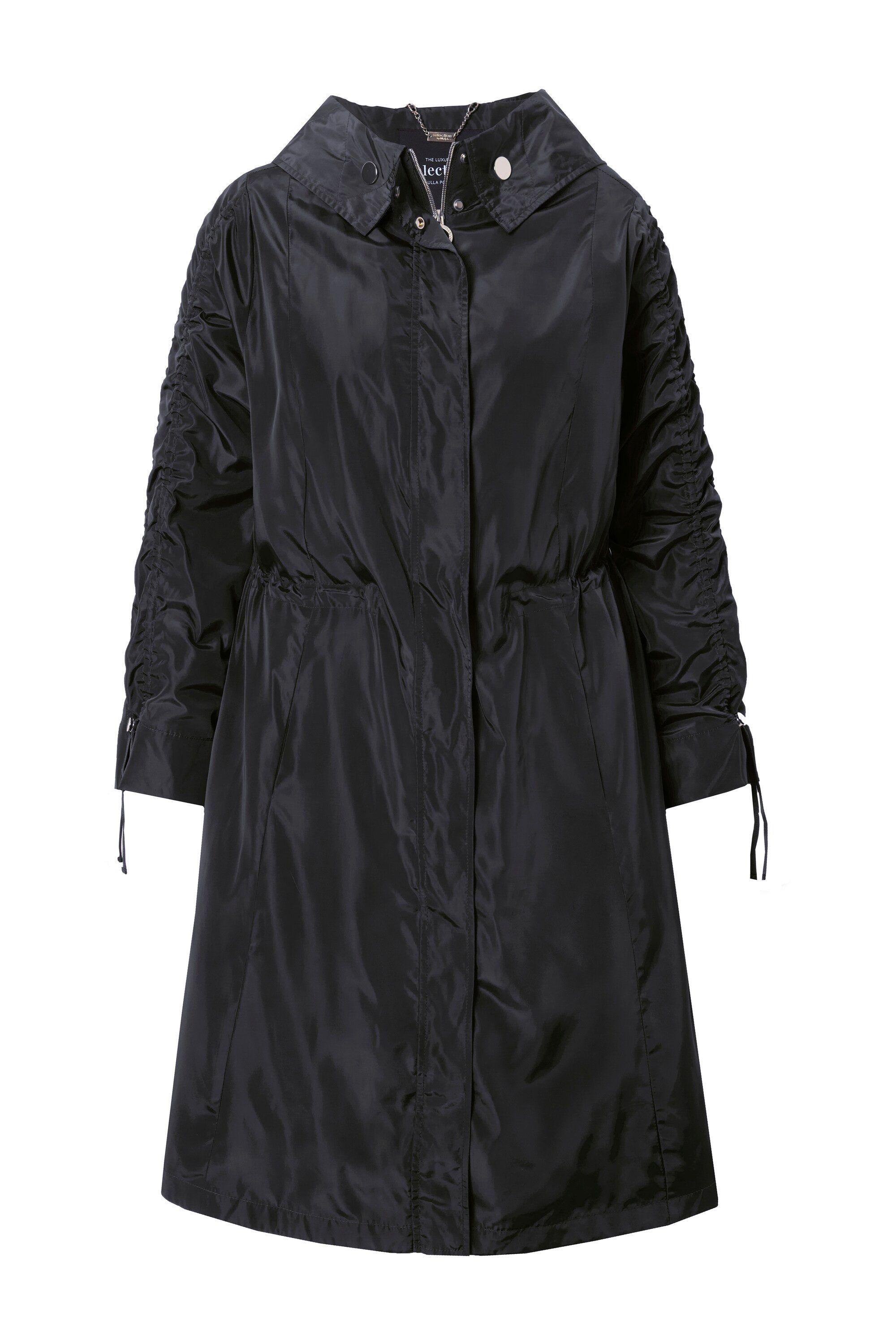 Ulla Popken Wintermantel Mantel A-Linie wasserabweisend Kapuzenkragen günstig online kaufen