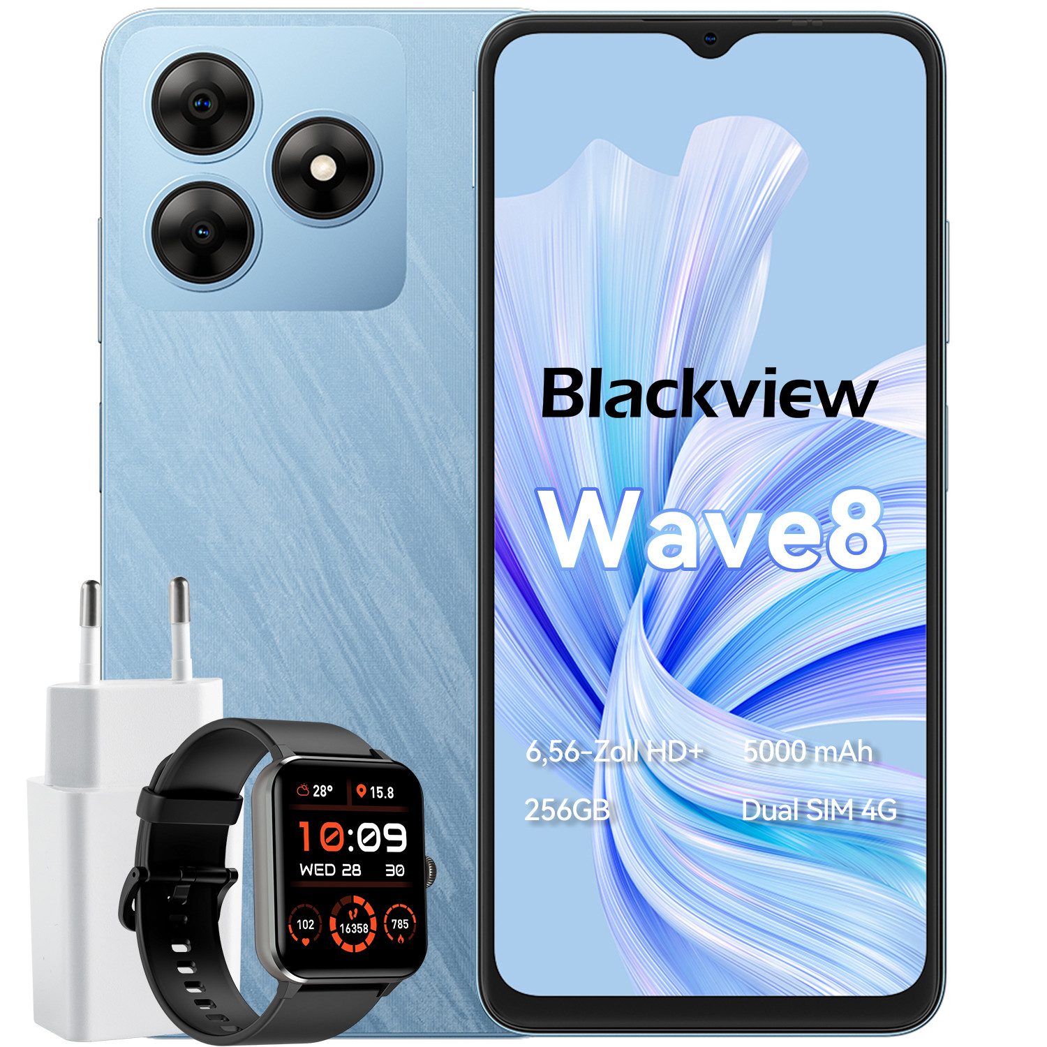 Wave8 incl. 10W USB-Ladegerät und R50 Smartphone