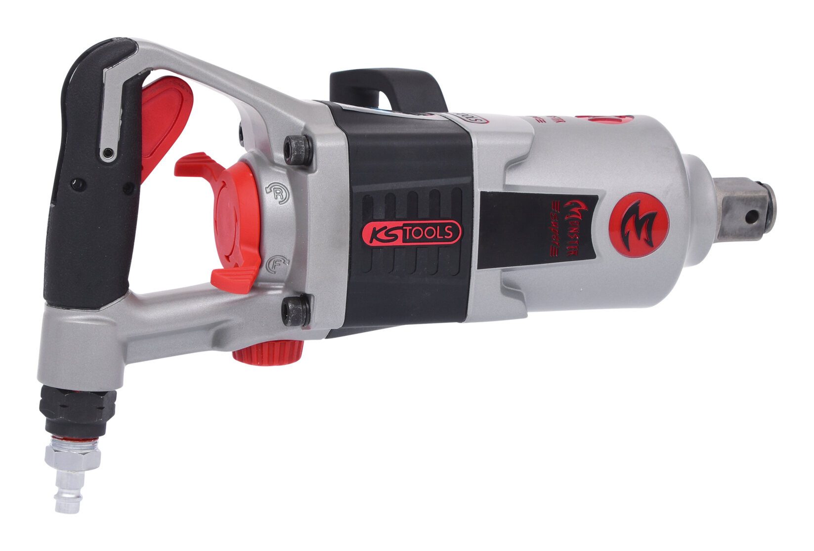 KS Tools Druckluft-Schlagschrauber, 6200 U/min, 1" superMONSTER Hochleistungs, 3405 Nm