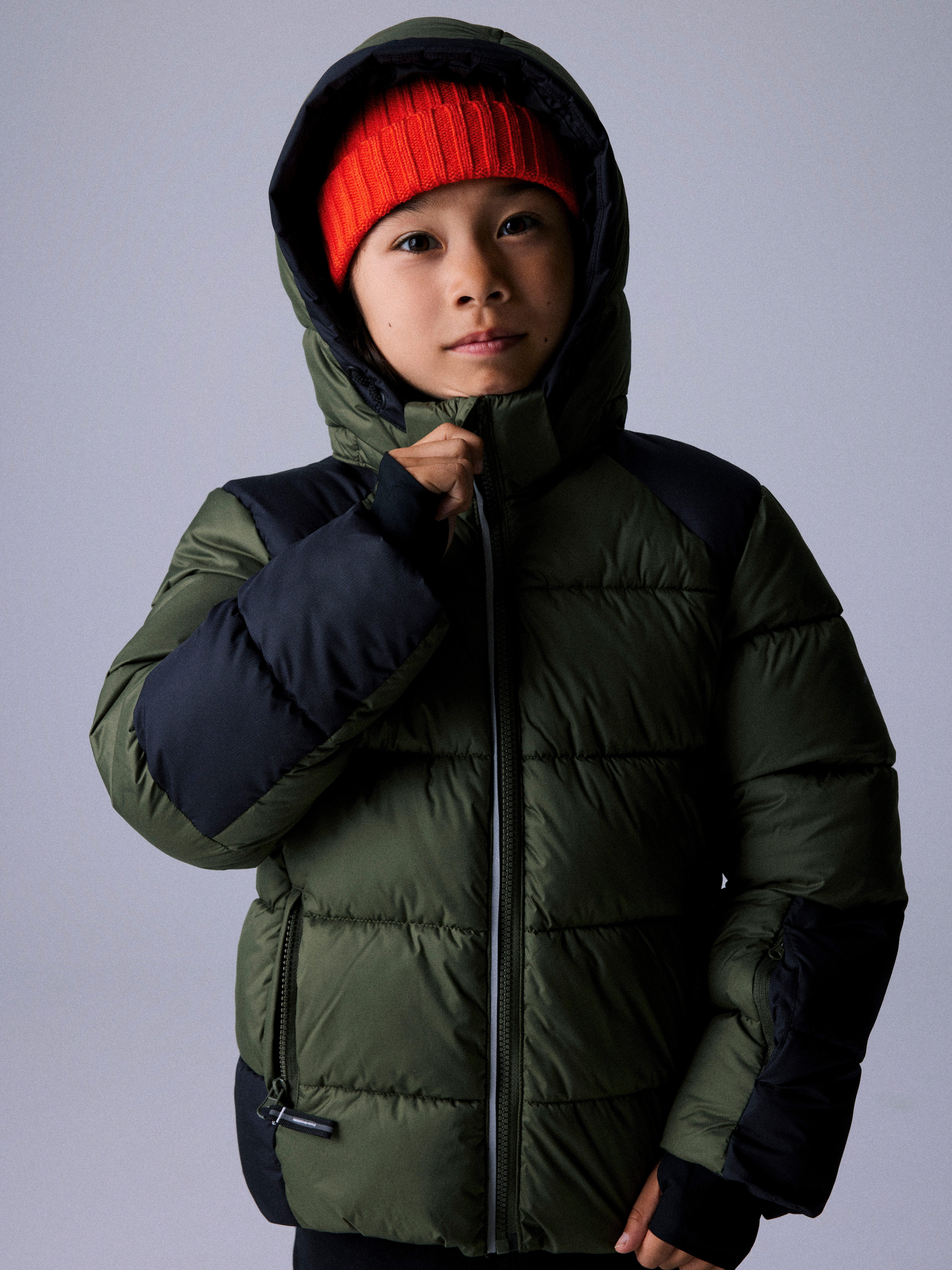 Name It Skijacke NKMMOTION05 SKI JACKET FO wasser- und winddicht, mit Skipasstasche