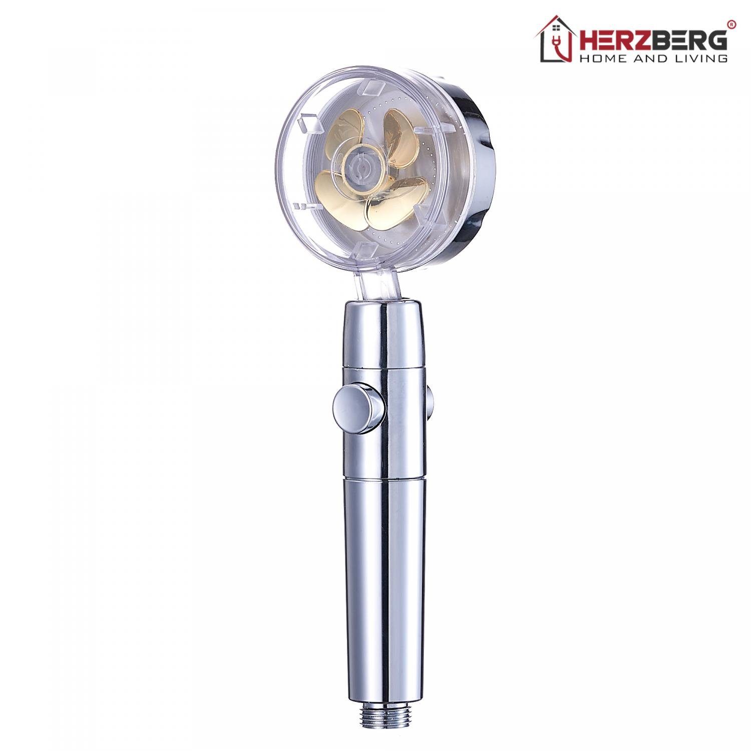 Herzberg Duschbrause Herzberg Turbolader-duschkopf Golden