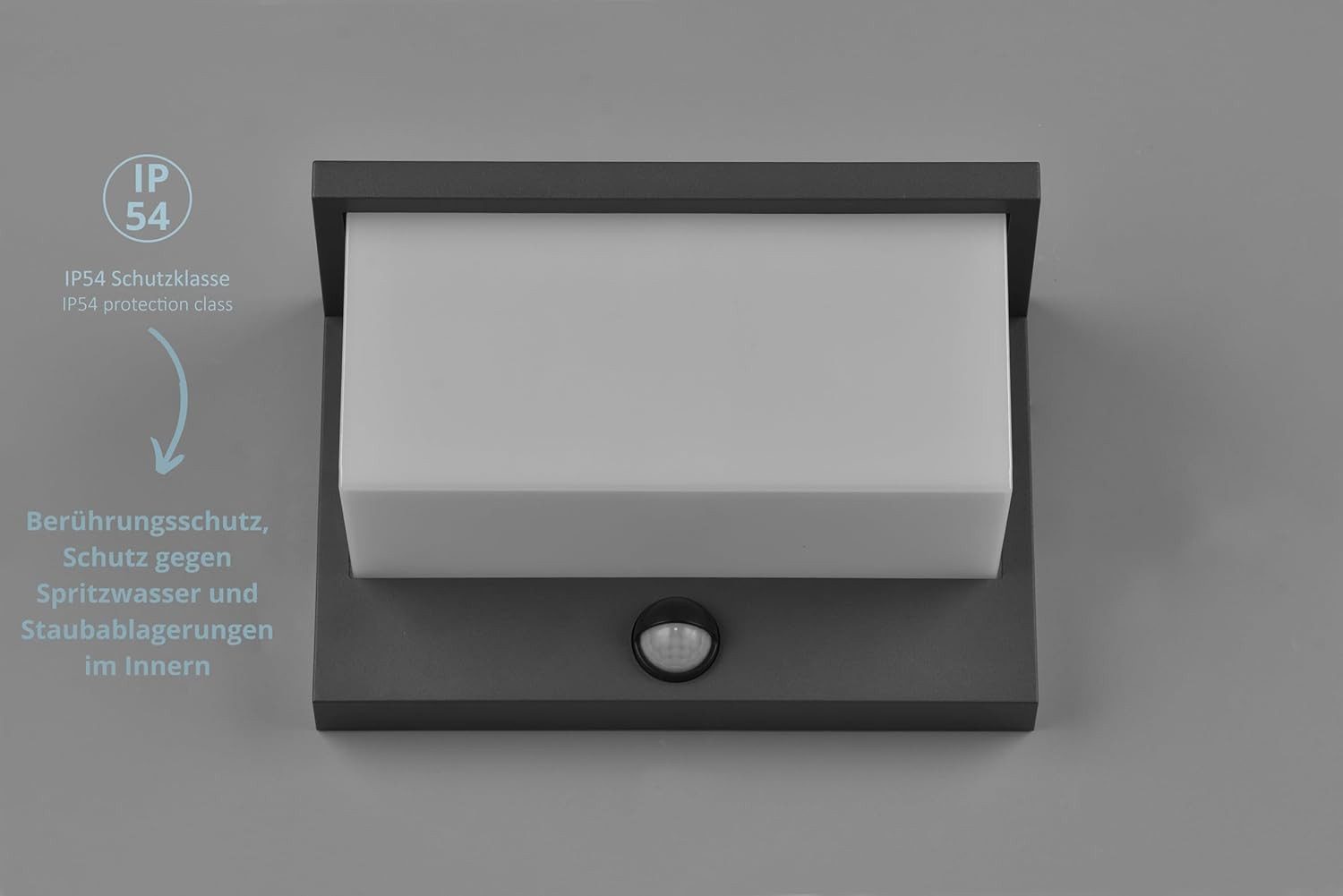 lightling LED Außen-Wandleuchte Nele, LED fest integriert, Warmweiß, mit Be günstig online kaufen