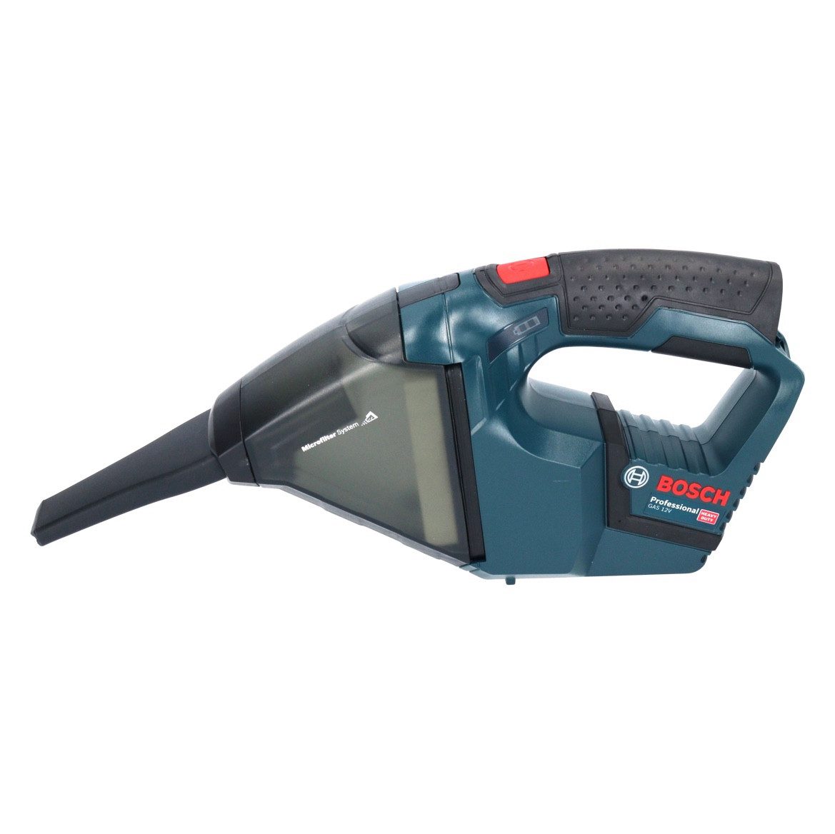 Bosch Professional Akku-Handstaubsauger GAS 12V Professional Akku Staubsauger 12 V 0,35 l + 1x Akku 3,0 Ah