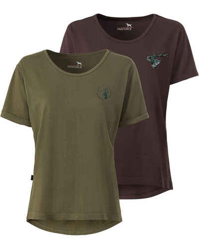 Parforce T-Shirt Damen T-Shirts 2er-Pack Hirsch