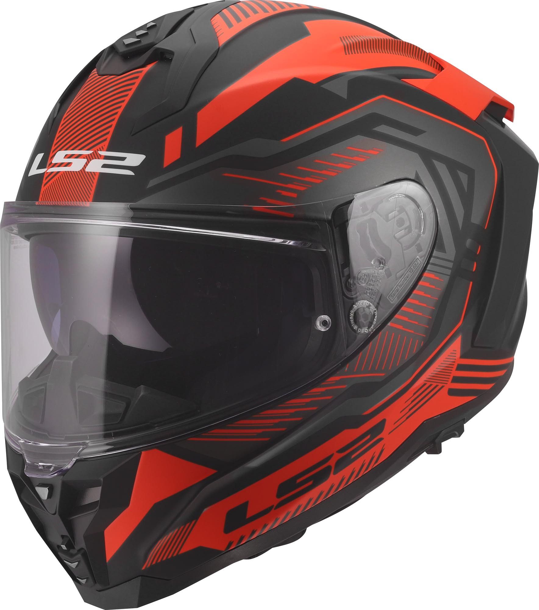 LS2 Motorradhelm FF817 Challenger II Dravix Helm, Pinlockscheibe enthalten