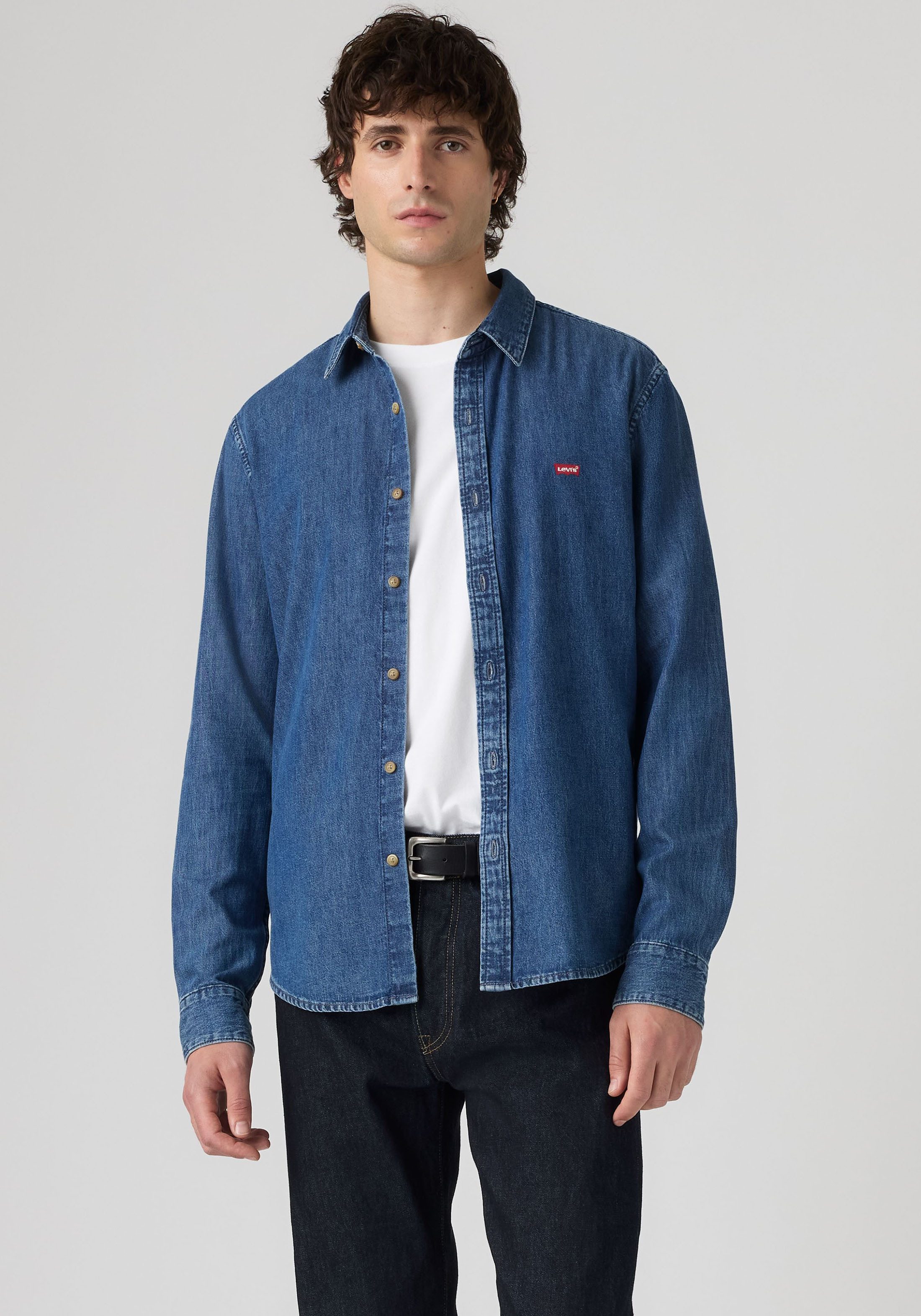 Levi's® Langarmhemd BATTERY HOUSEMARK STANDARD normale Passform