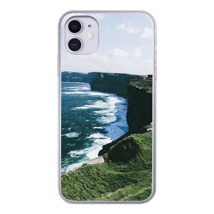 MuchoWow Handyhülle Irlands Küstenlinie mit den Cliffs of Moher Handyhülle Apple iPhone 11 Smartphone-Bumper Print Handy