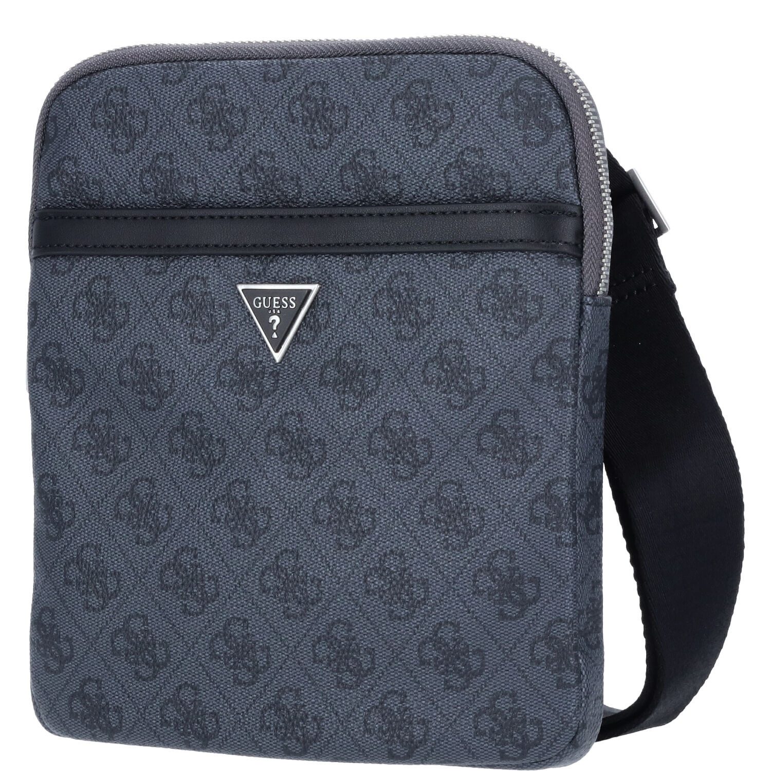 Guess Umhängetasche GUESS Herren Umhängetasche Milano Black (1, 1-tlg., 1)