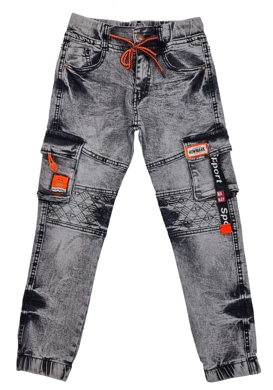 Fashion Boy Cargojeans Jungen Jeans Hose Stretchhose Cargo j8622