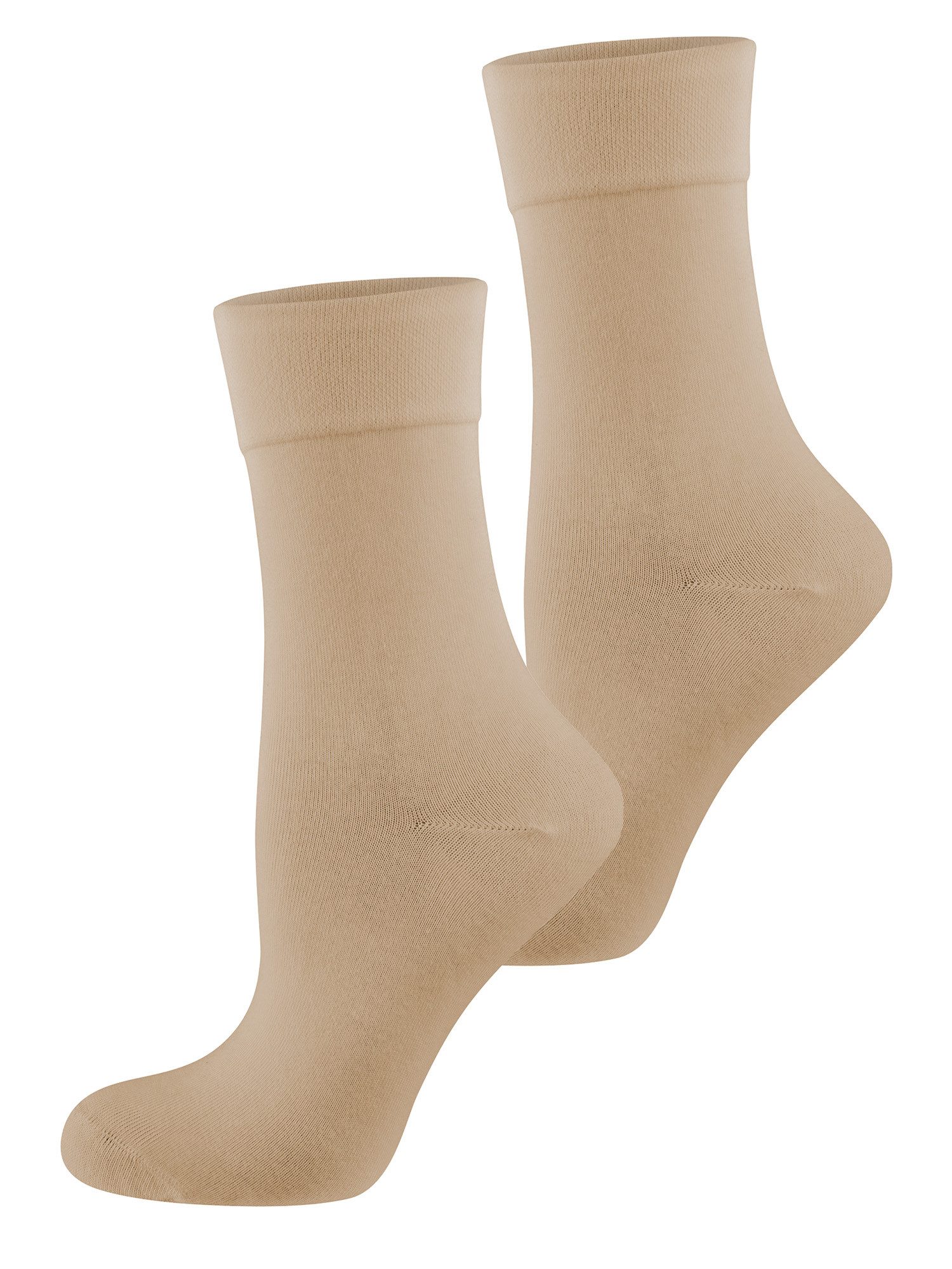 Nur Die Basicsocken 98 Baumwolle Komfortbund (2-Paar) Socken, Baumwollsocken, Alltagsocken