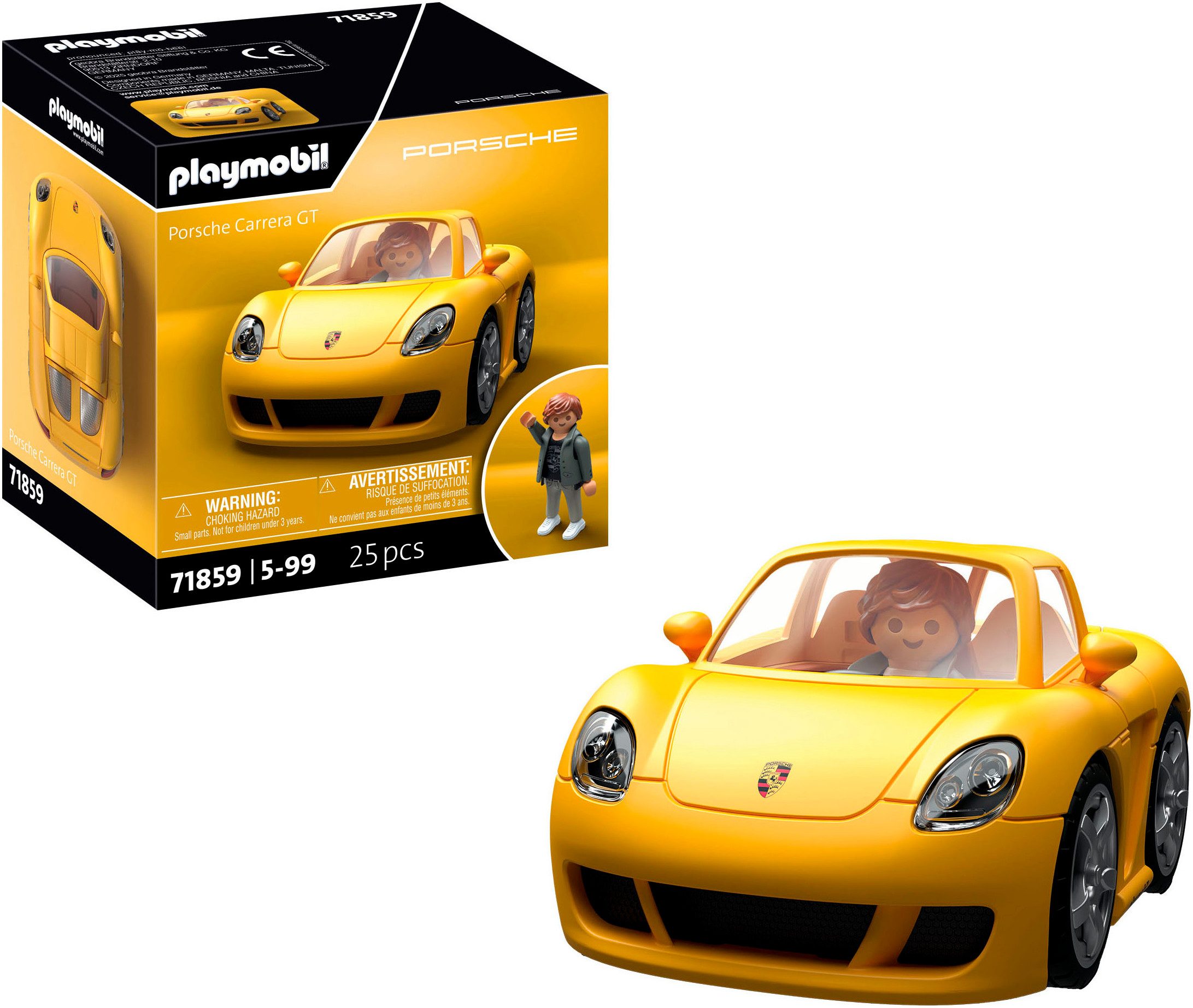 Playmobil® PLAYMOBIL X Porsche Carrera GT (71859), Cars Konstruktions-Spiel günstig online kaufen