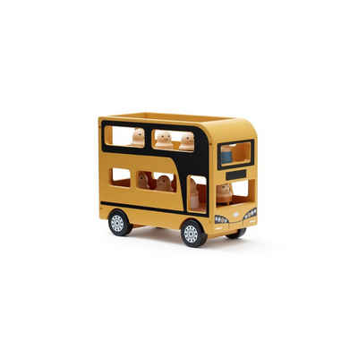 Kids Concept Spielzeug-Auto Doppeldeckerbus Aiden aus Holz mit Zubehör