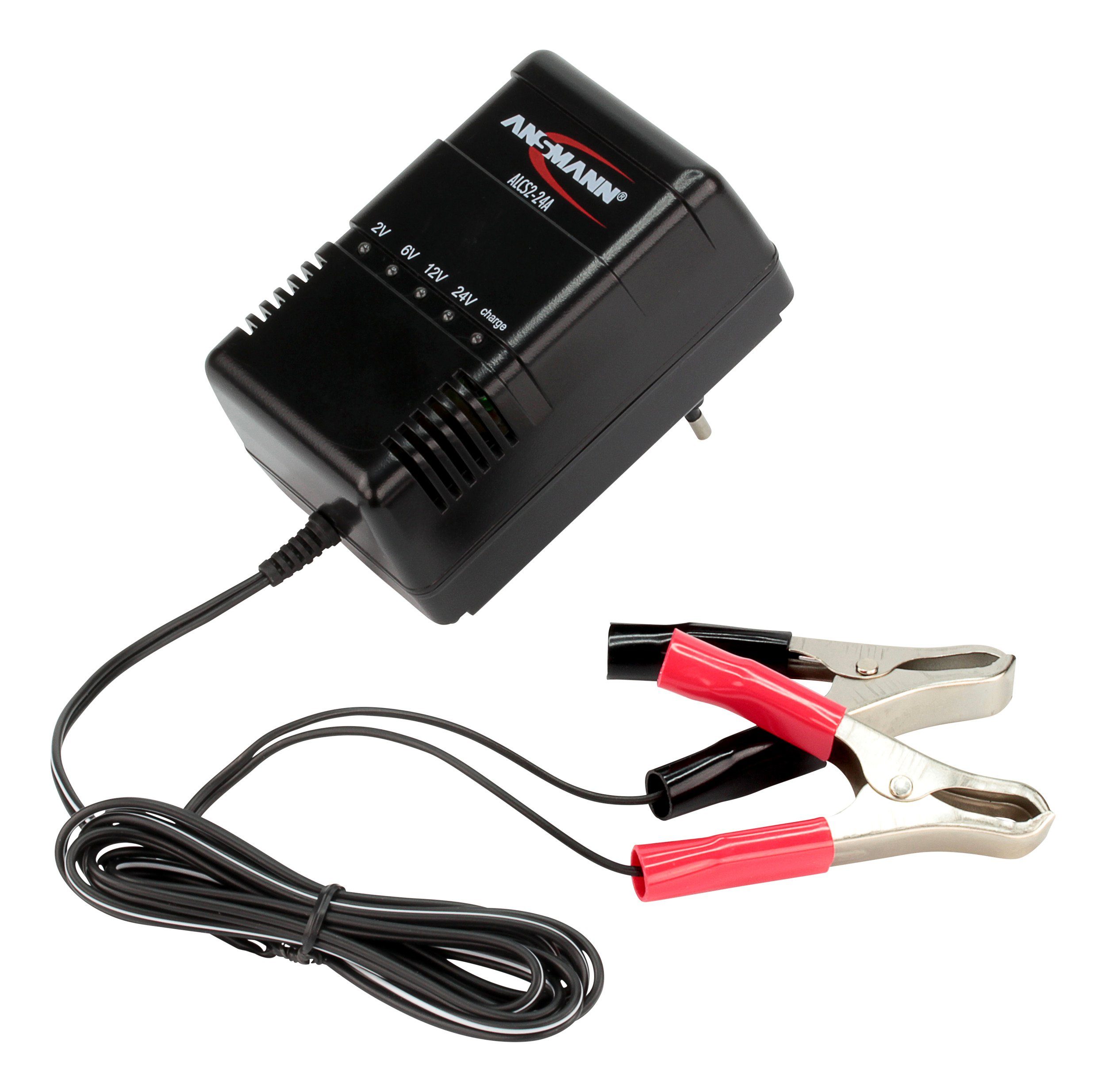 KFZ-Ladegerät für 2v/6V/12/24V Autobatterie – Vollautomatisch Universal-Ladegerät
