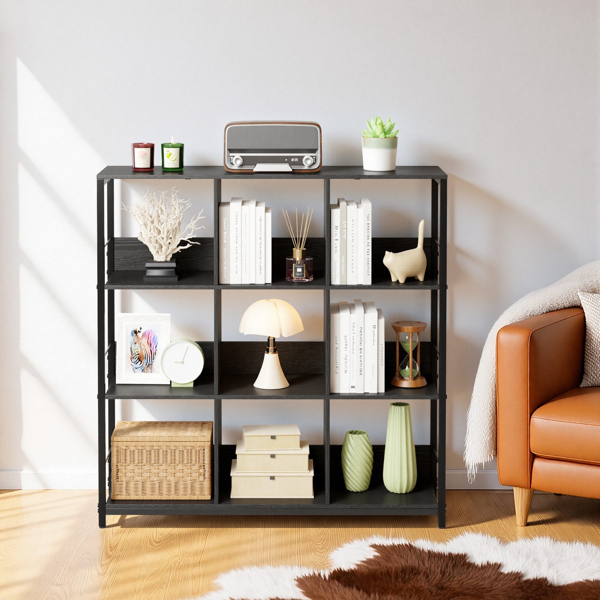 Bealife Bücherregal Aufbewahrungsregal Standregal mit 6/8/9 günstig online kaufen