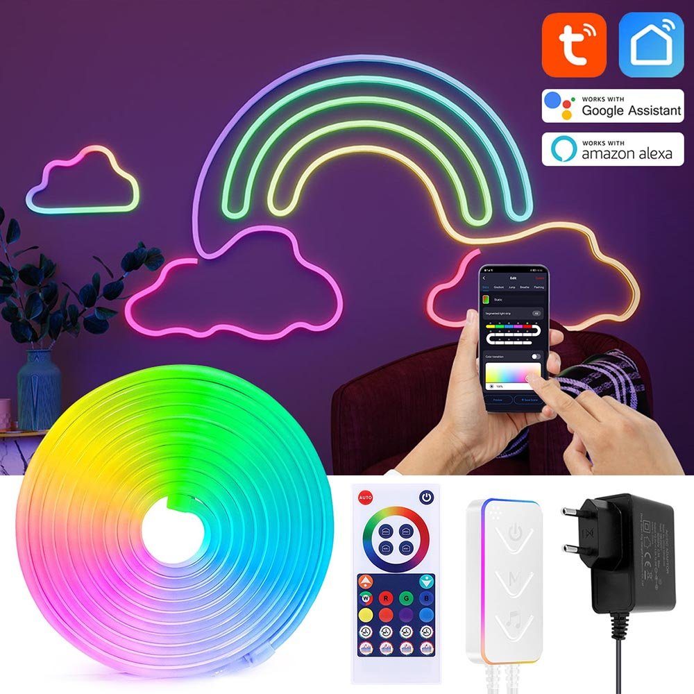 MUPOO LED Dekolicht Neon LED Strip, günstig online kaufen