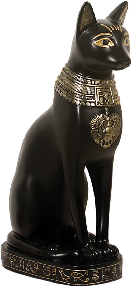 MystiCalls Dekofigur Ägyptische Katzengöttin Bastet - Ägypten Dekoration (1 St), Sammelfigur, Sammlerfigur, Designerfigur, Dekofigur, Dekorationsobjekt