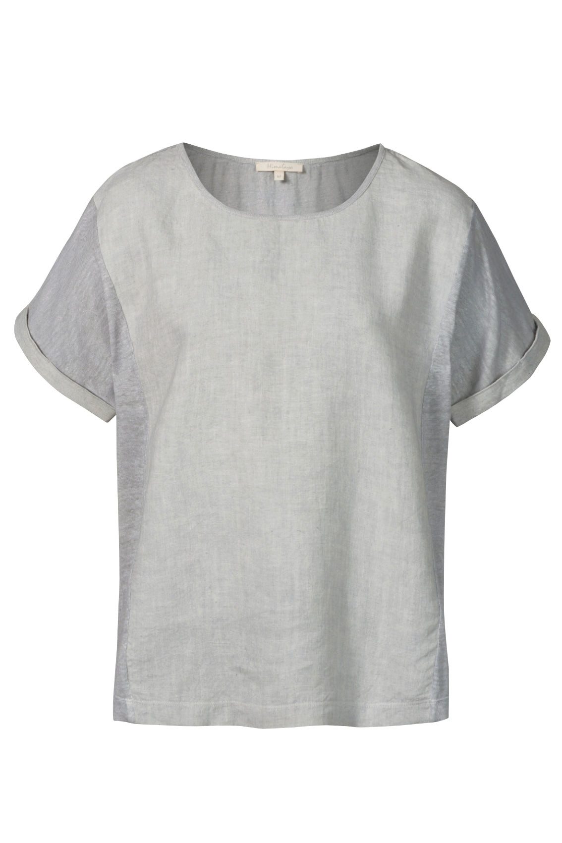 Himalaya Clothing Kurzarmshirt Lässiges Leinen-Shirt Damen mit Rundhalsauss günstig online kaufen