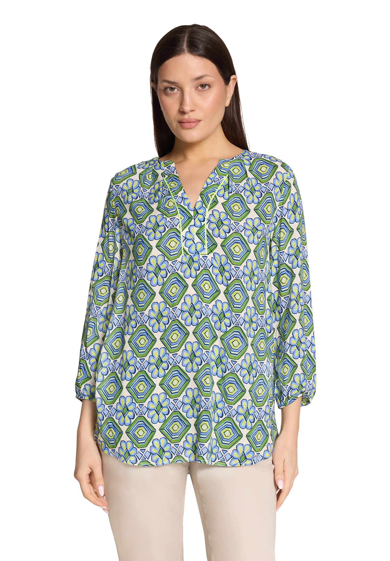 Cartoon Schlupfbluse Damen mit Muster