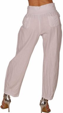 Charis Moda Leinenhose Leinenhose Sommerhose Dehnbund