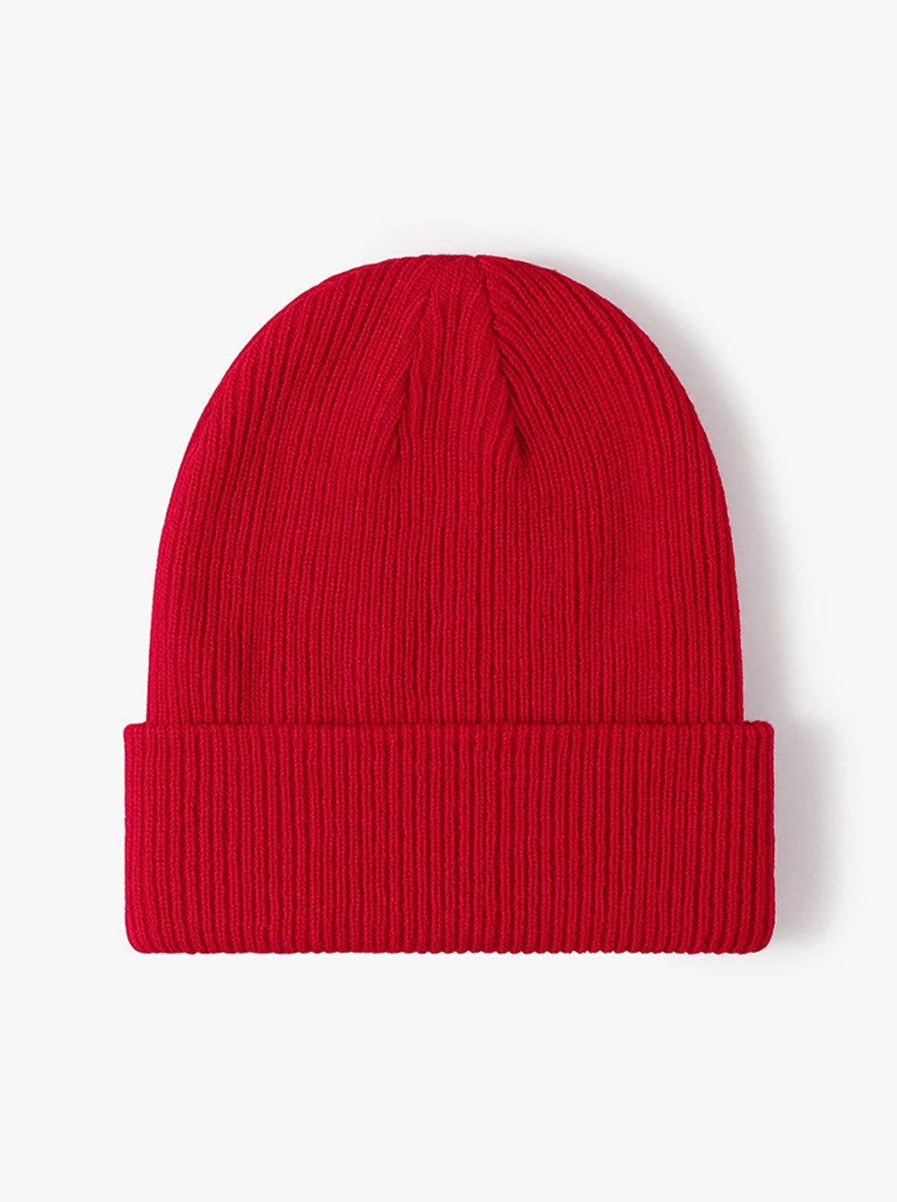 axy Beanie Kinder Winter Rippstrick Beanie Strickmütze Wintermütze 1-6 Jahren Kindermütze für Jungen Mädchen Kleinkind Unisex Unifarbe