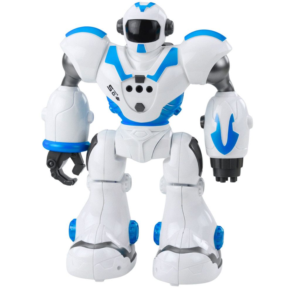 LEAN TOYS Roboter Spielzeugroboter Lernroboter Tanzroboter (Spar-Set, 1-tlg), 16 Funktionen, Licht & Sound, programmierbar