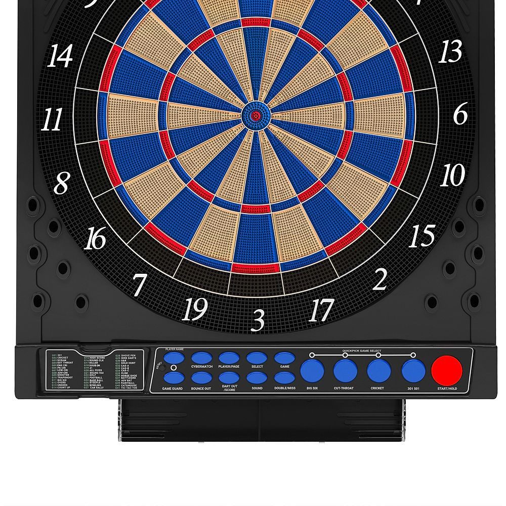 Kings Dart Dartscheibe Elektronische Dartscheibe Profi Turnier 2.0, Professionelle Turnier-Dartscheibe mit Top-Ausstattung – Bild 5 von 5