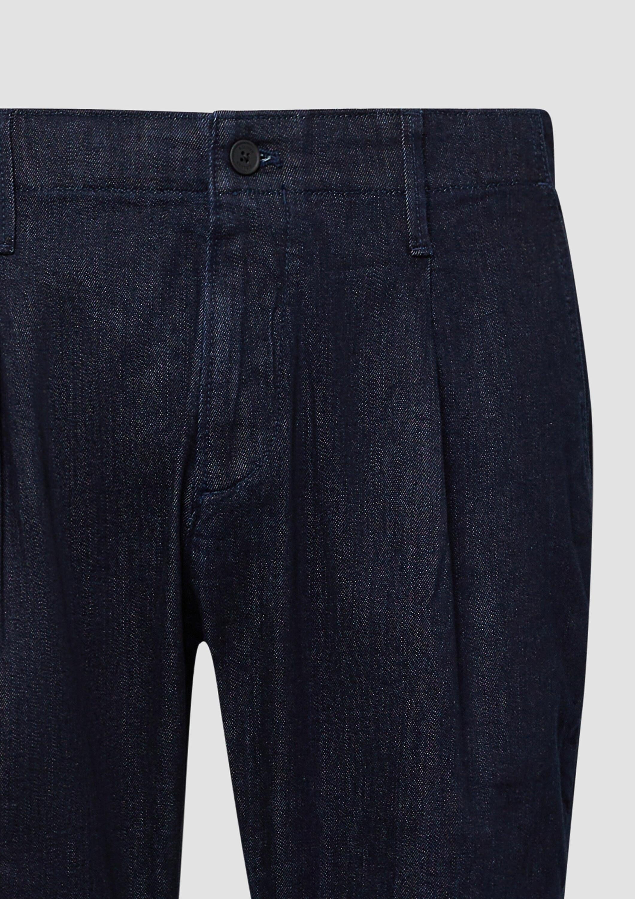s.Oliver Regular-fit-Jeans Jeans-Hose Chinohose aus Denim