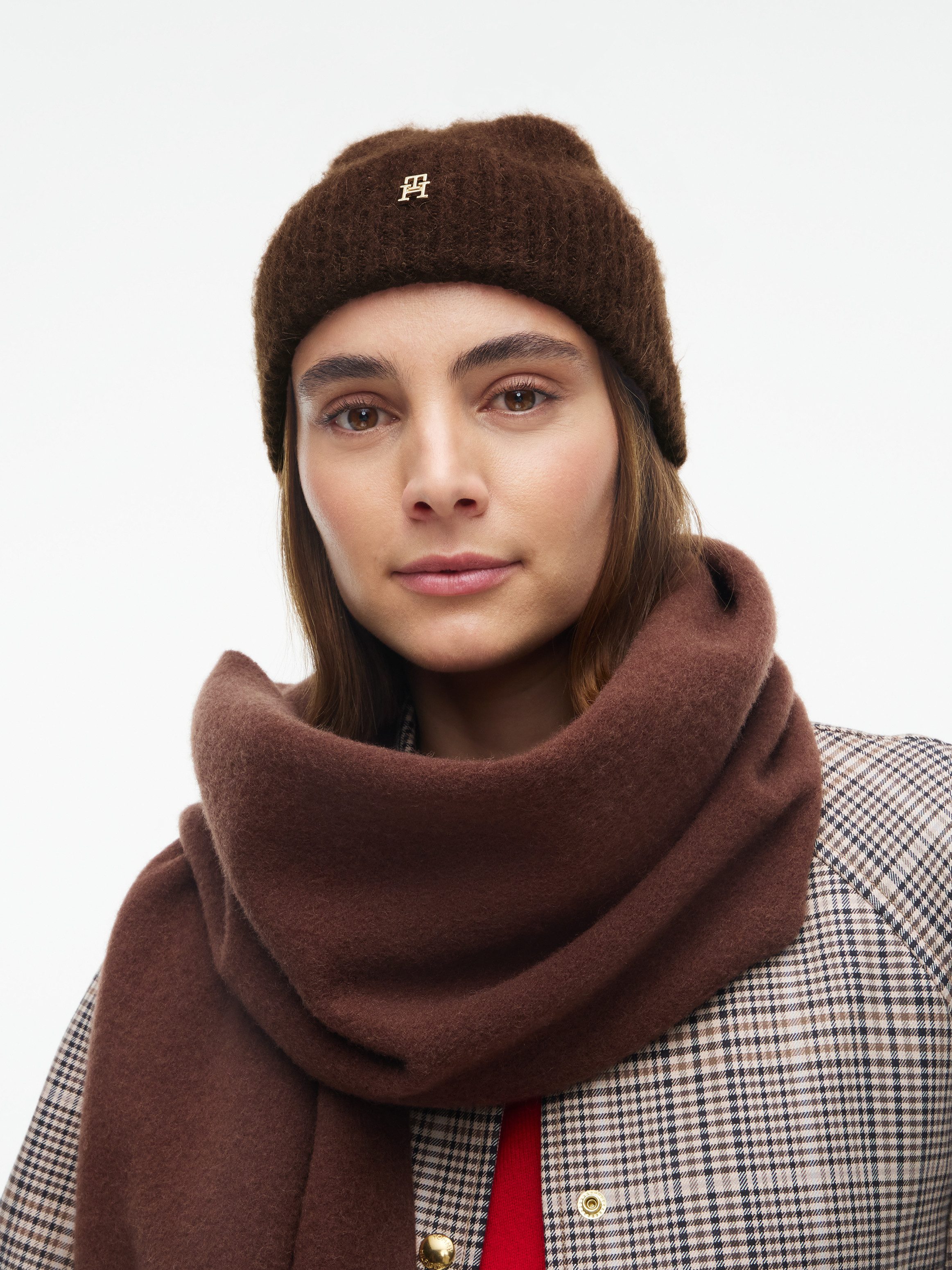 Tommy Hilfiger Beanie TH ELEVATED CHIC mit Alpakawollanteil