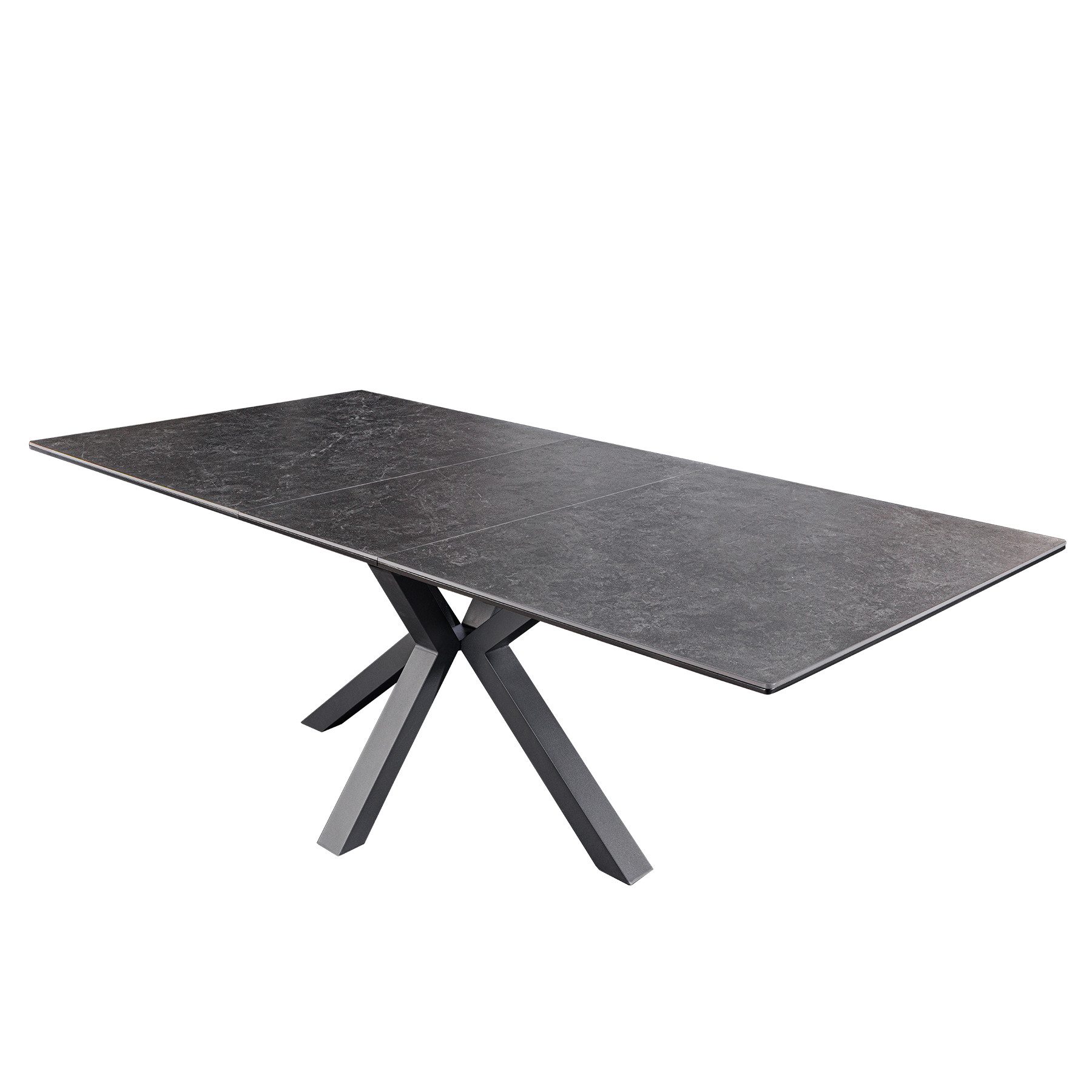 riess-ambiente Esstisch ETERNITY 160-200cm graphit grau / schwarz · Tisch a günstig online kaufen