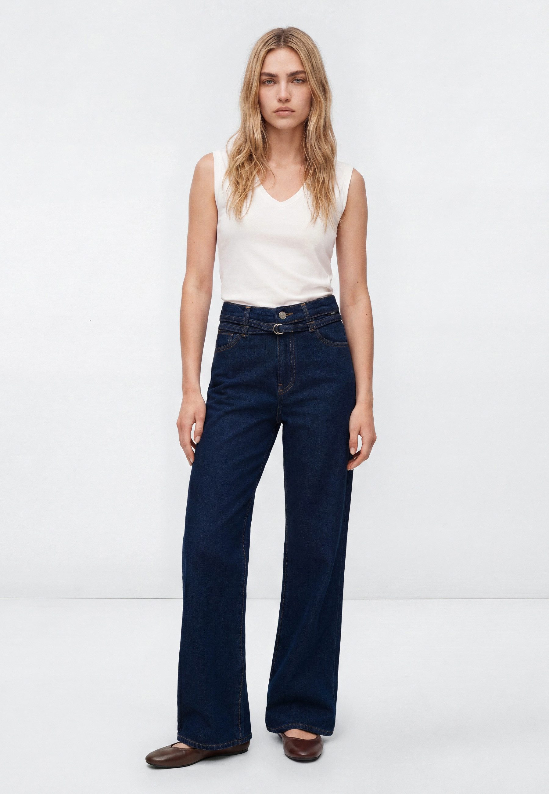 Weite Jeans MALIBU W/Belt