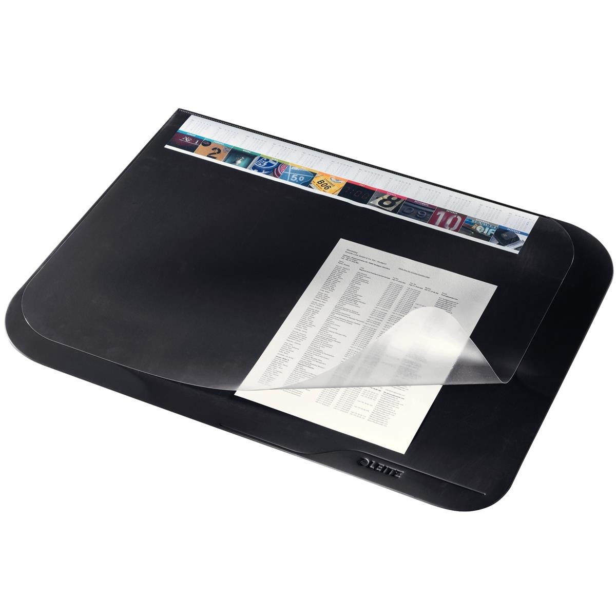 LEITZ Schreibtischunterlage LEITZ 5312-00-95 Schreibunterlage Soft-Touch 650 x 500 mm schwarz