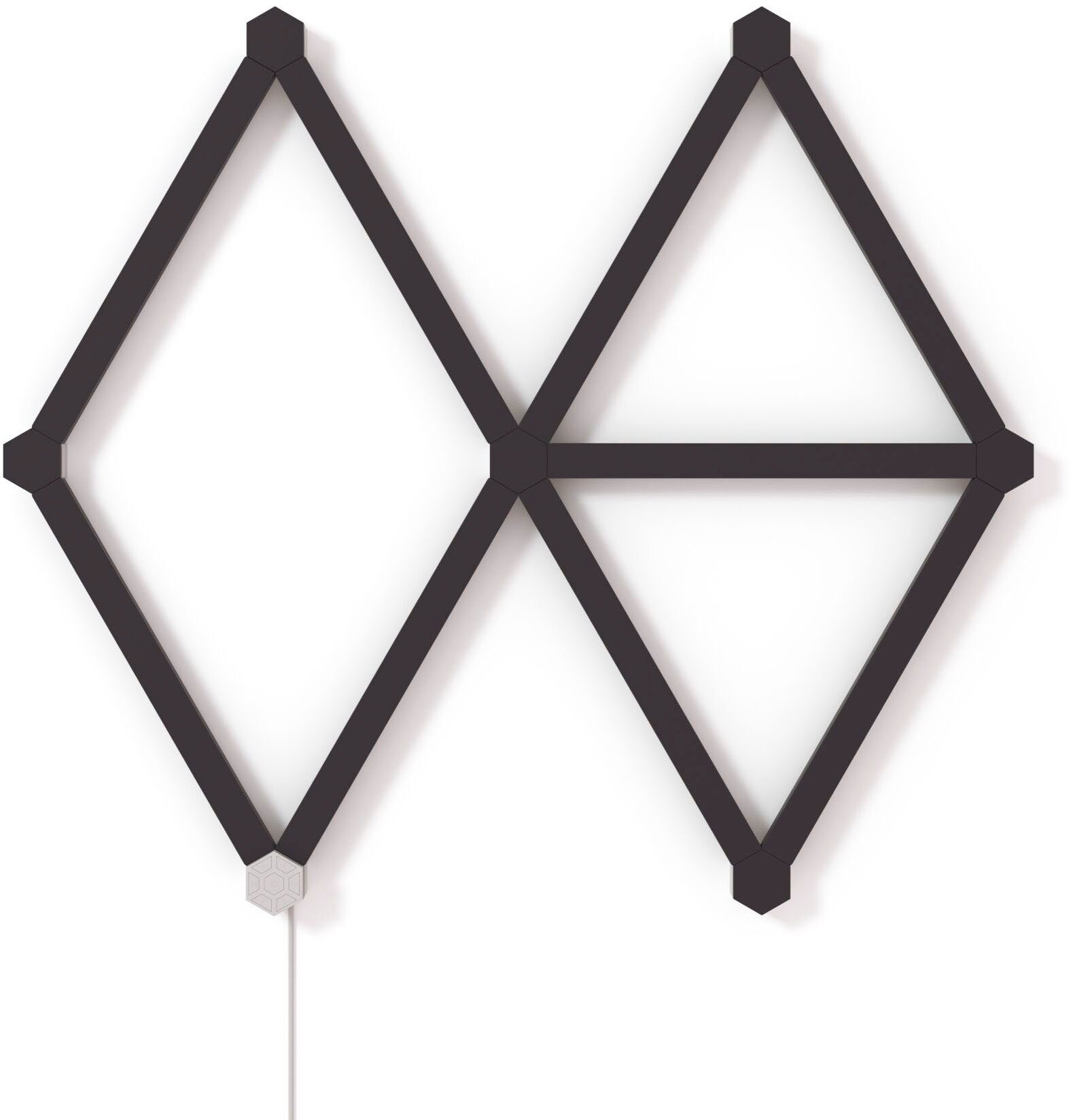 Lines Verkleidung nanoleaf Dekorative Lines Nanoleaf Skin für Dekolicht 9pcs, Matte die Nanoleaf Black