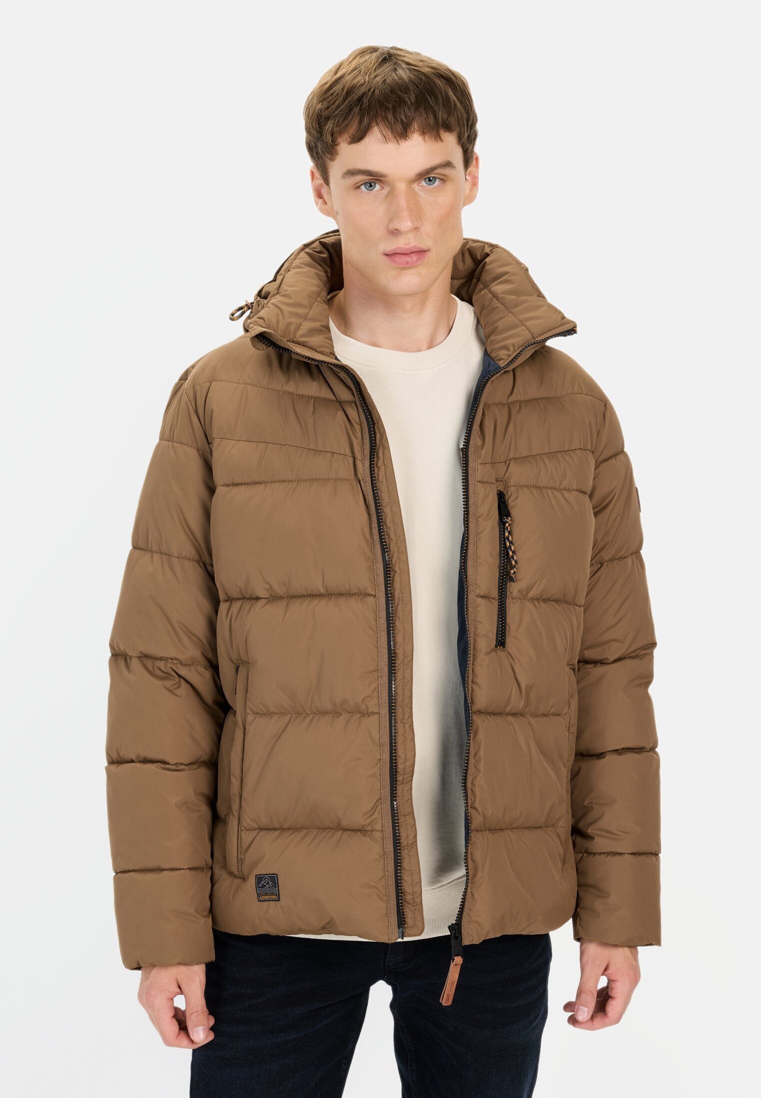 Blouson mit abnehmbarer Kapuze