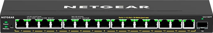 GS316EPP-100PES Netzwerk-Switch