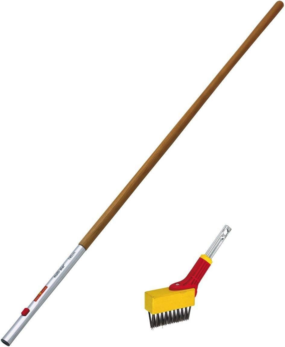 WOLF-Garten Fugenbürste Fugenbürste + Holz-Stiel 140 cm Fb-M/ZM 140, (1-tlg)