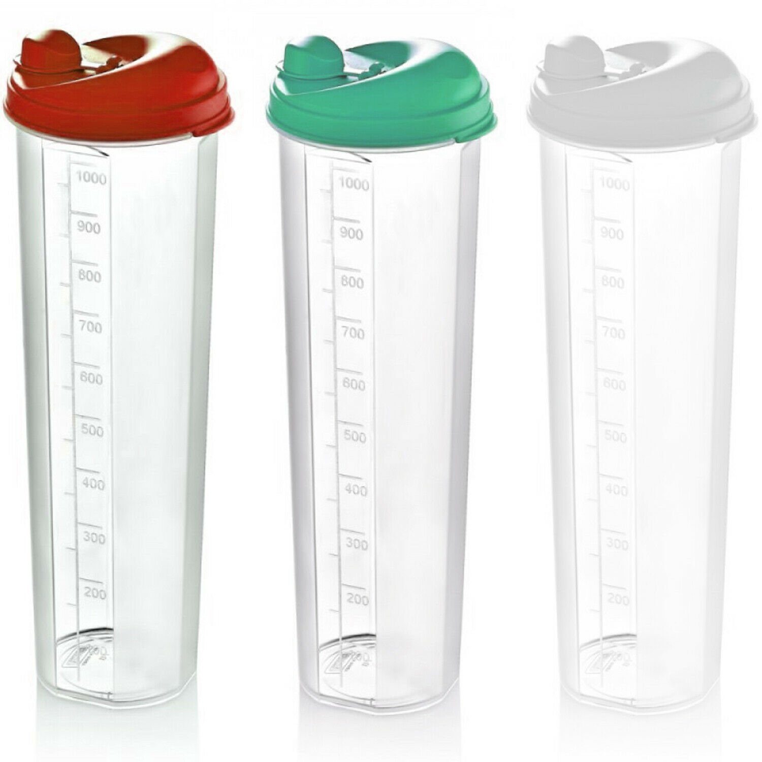 TSB Werk Мерные стаканы Schüttelbecher Ölflasche Shaker Мерные стаканы 1L, (1-St), Mixbecher, Mischbecher, Speiseöl