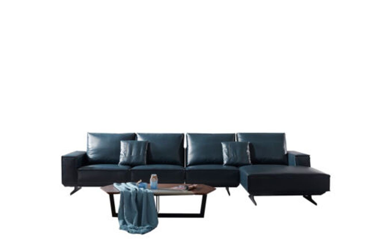 JVmoebel Ecksofa, Leder Garnitur Sofa Couch Eck Wohn Zimmer Sitz Landschaft L Form