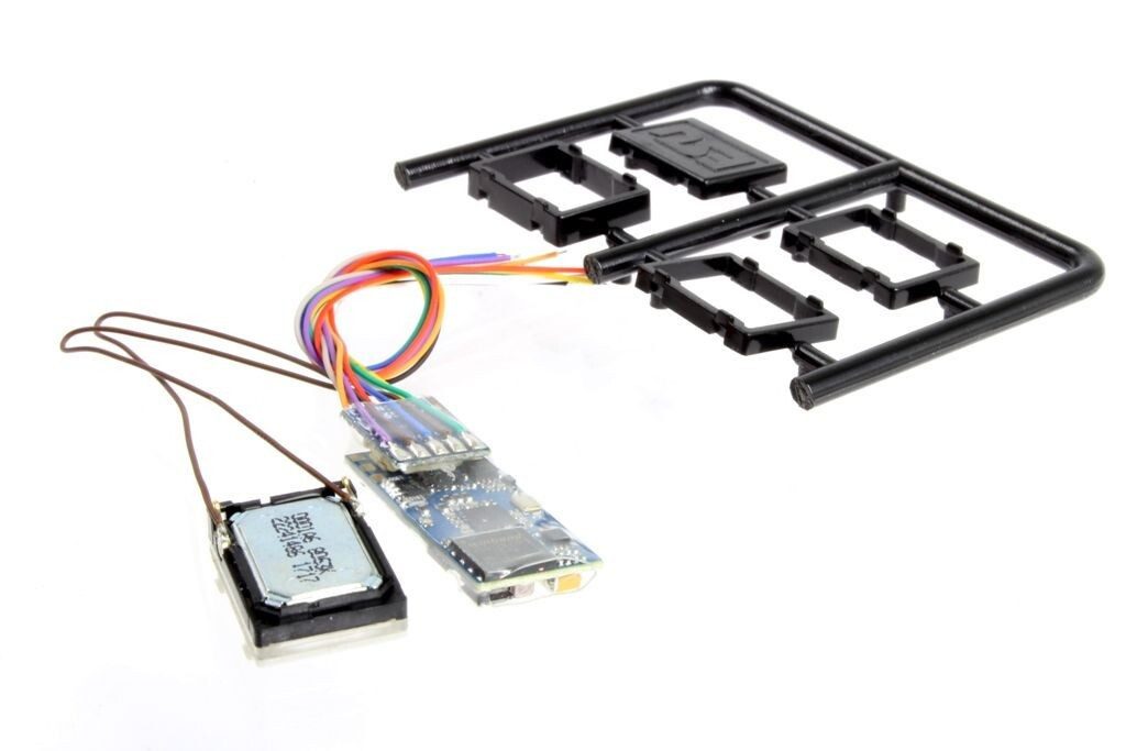 ESU Modelleisenbahn-Set ESU 58813 LokSound 5 micro DCC/MM/SX/M4Einzellitzen, Lsp 11x15mm + Wu