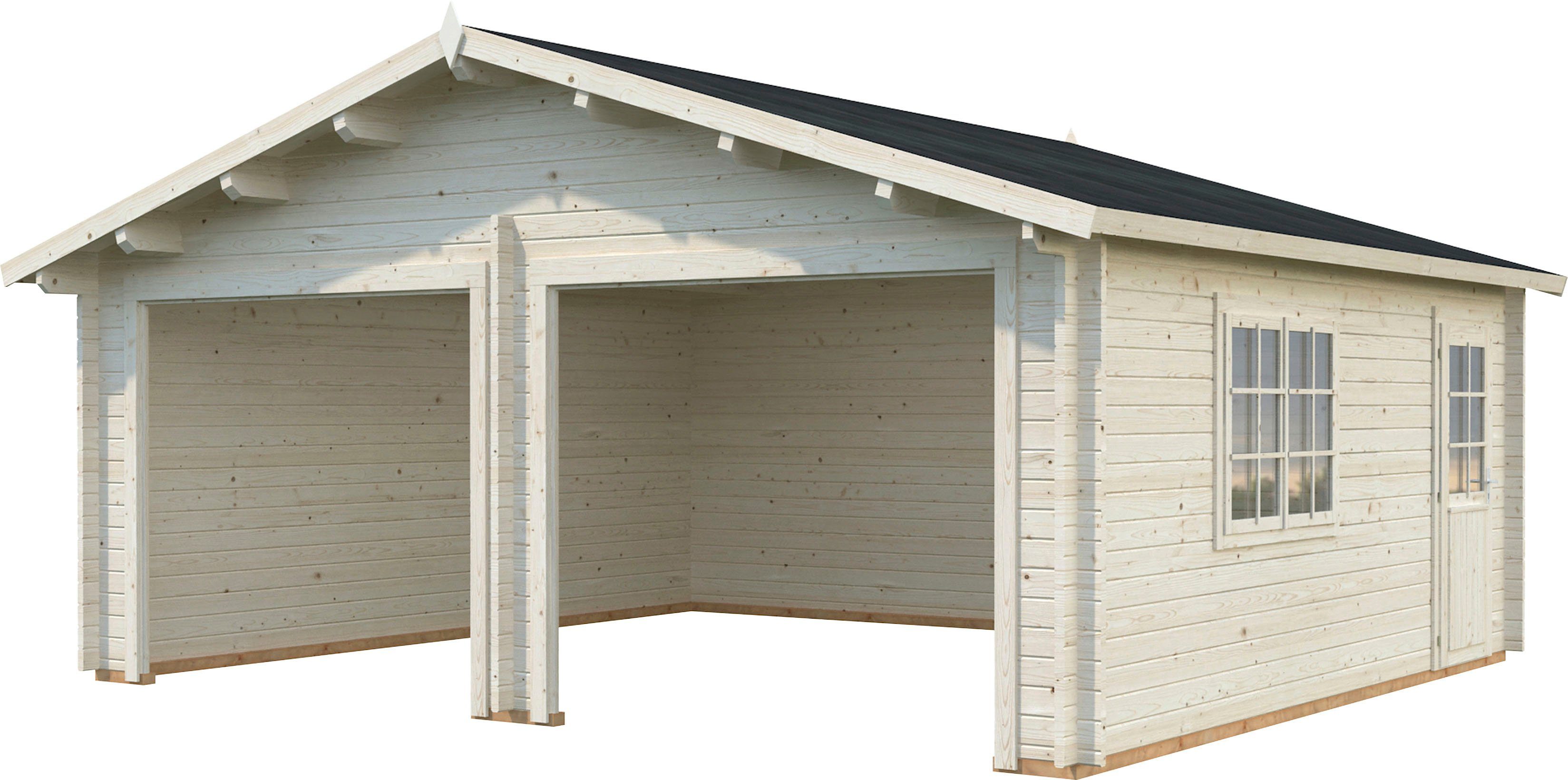 Palmako Garage Roger, BxTxH: 629x565x310 cm, ohne Tor, transparent