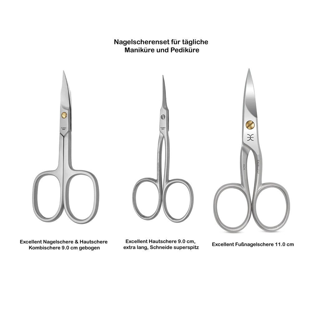 Excellent Solingen Nagelschere Nagelscheren Set für Finger- und Fußnägel, (1-tlg)