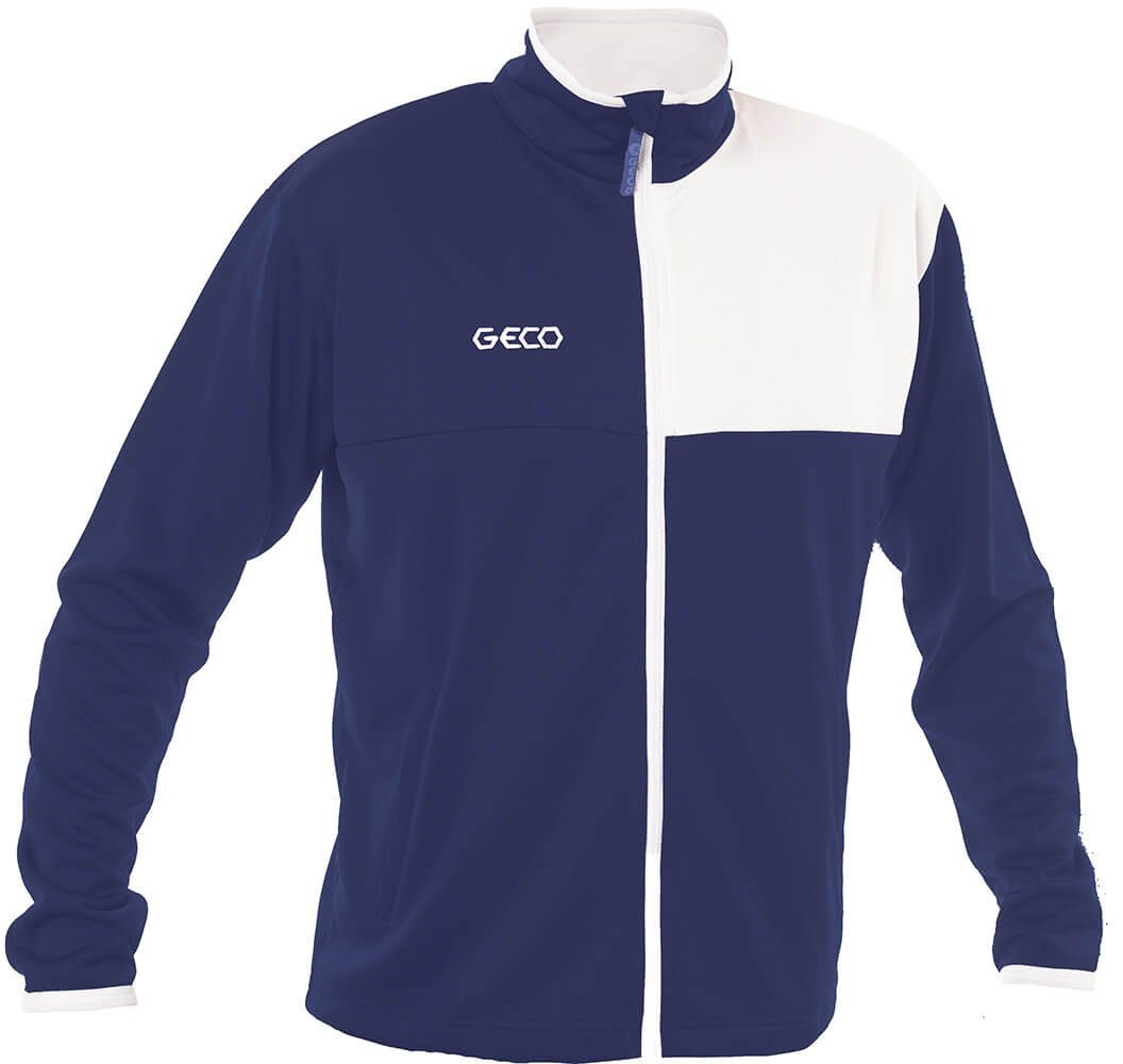 Geco Sportjacke Fußball Trainingsjacke zweifarbig navy Geco Kusi Sportswear Trainingsjacke